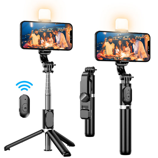 Selfie Stick Tripod with Bluetooth Remote Portable ,Retractable & Lightweight Phone stand