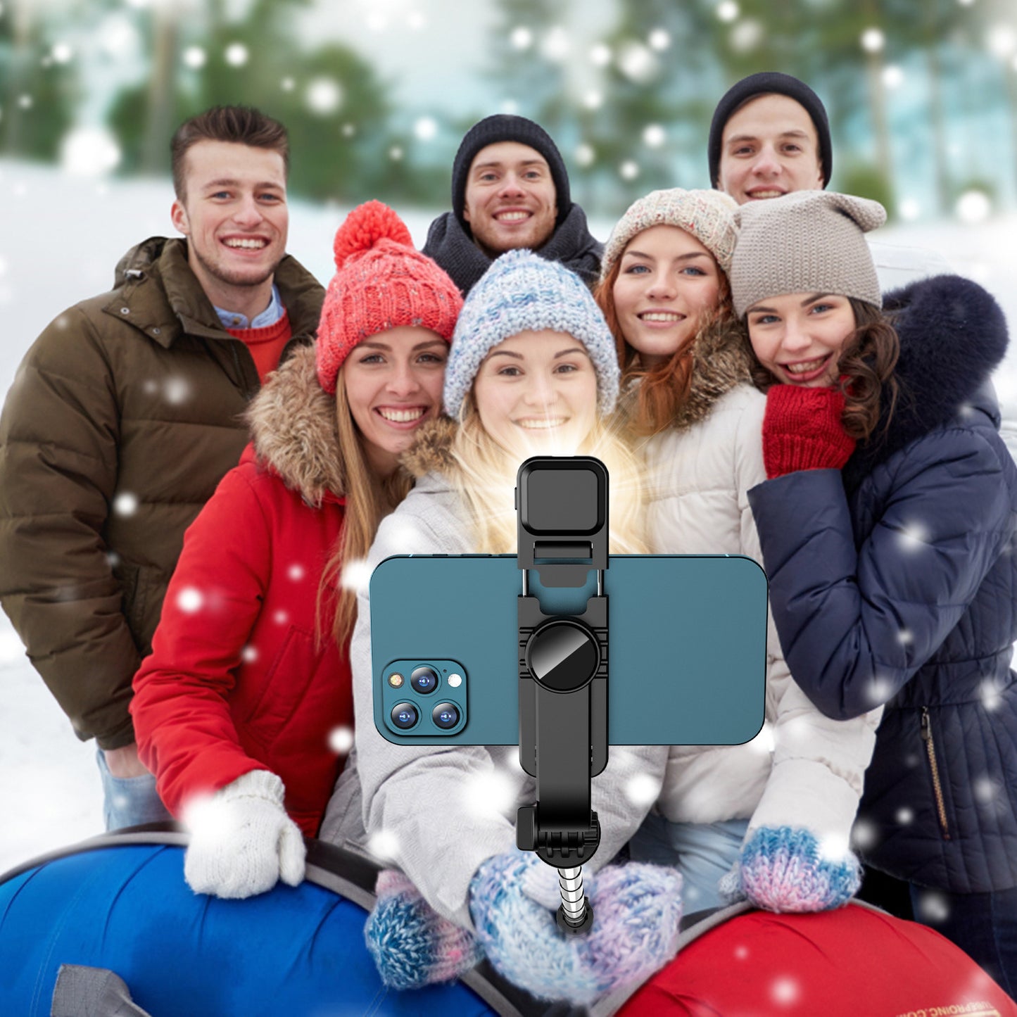 Selfie Stick Tripod with Bluetooth Remote Portable ,Retractable & Lightweight Phone stand
