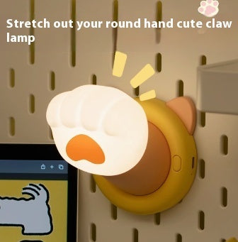 Dimmable Cat Paw Touch Lamp- Cozy LED Atmosphere Light for Bedroom & Living Room